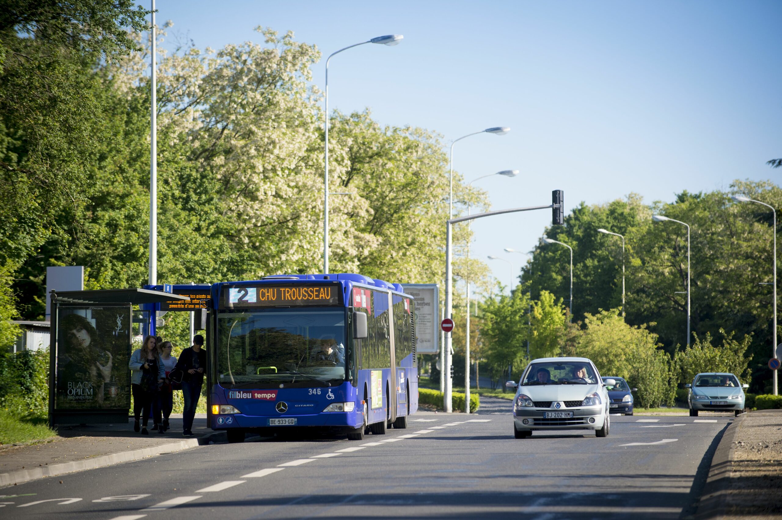 Nouveau tracé de la ligne de bus BHNS Lignes2Tram