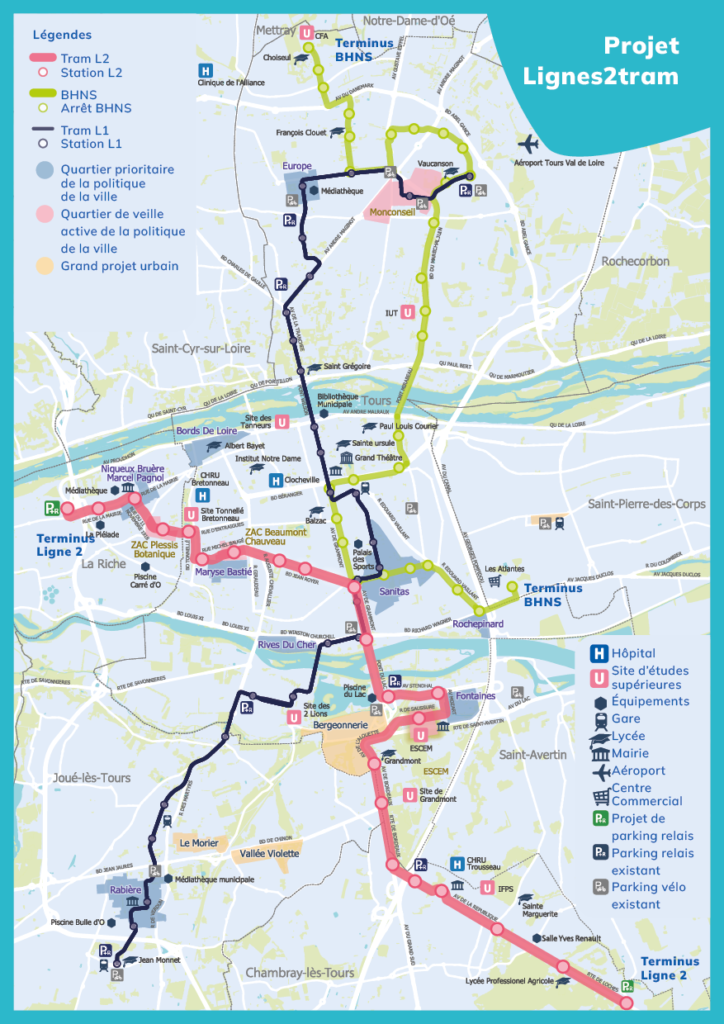 Métropole De Tours : Le Réseau De Transport S'élargit - Lignes2Tram